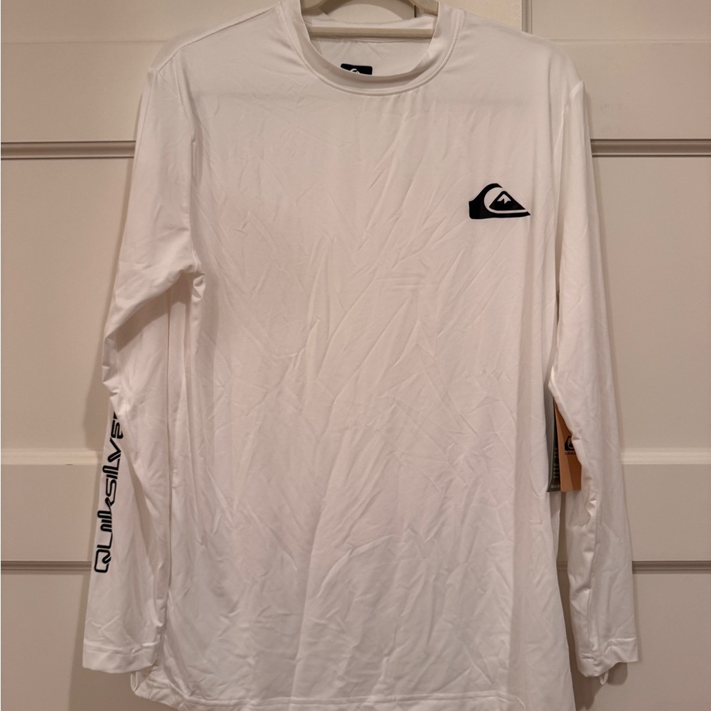 Quicksilver Everyday Men's White Long Sleeve Tee
